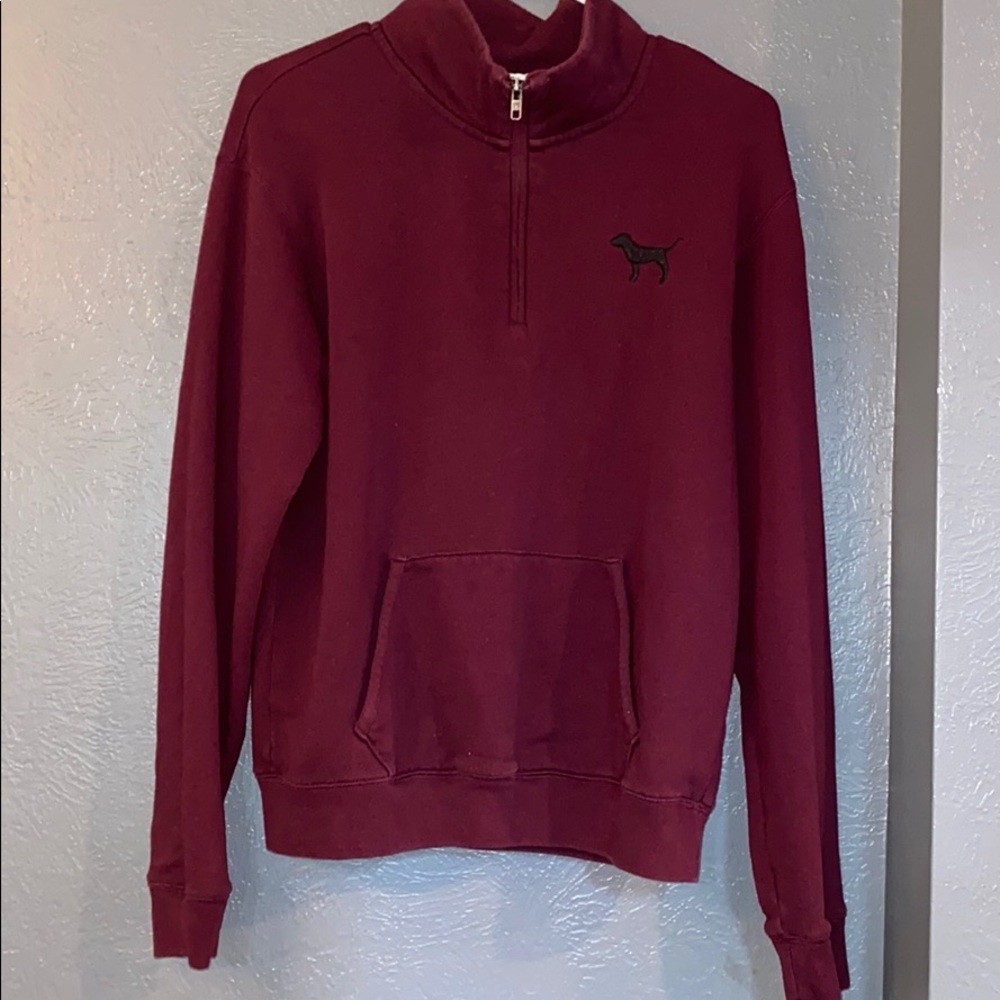 Victoria’s Secret half zip.